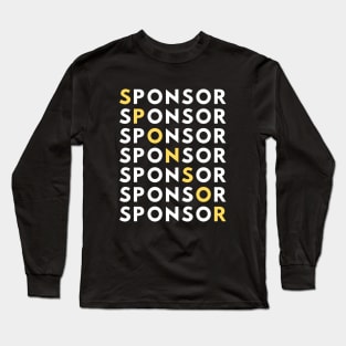 Sponsor Anonymous Alcoholic Addict Recovery Long Sleeve T-Shirt